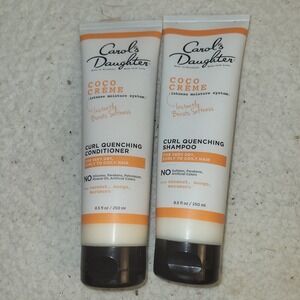 Carol's Daughter Coco Creme Curl‎ Quenching Shampoo & Conditioner 8.5 fl oz New